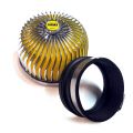 GReddy Airinx Air Filter AY-M (med) - Yellow - Front side of the filter 