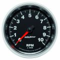 Autometer Gauge, Tachometer, 3 3/8", 10K Rpm, In-Dash, Gs