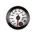 Holley EFI Black White Oil Pressure Gauge