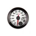 Holley EFI White Fuel Pressure Gauge 52mm-White