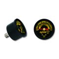 Accel Oil Pressure Gauge Black - Liquid Filled - 0-100 PSI
