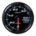 Defi White Racer Pressure Gauge Metric 52mm 10 Bar