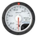 Defi White Advance CR Oil Pressure 60mm Gauge