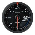 Defi Black Advance CR Fuel Pressure Gauge 60mm 6Bar