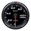 Defi White Racer Pressure Gauge Metric 60mm 10 Bar