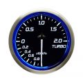 Defi DF Blue Racer N2 Boost Gauge Metric 52mm 2 Bar - Front side of the gauge
