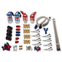 NOS Custom Nitrous Plumbing Kit Pro Fogger w. 13716NOS Nozzles