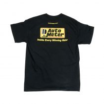Autometer T-Shirt, Adult Large, Black, 'Competition Instruments'