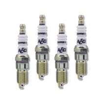 Accel U-Groove Spark Plug - 14mm Thread - .708 in Reach - Heat Range 6 - 4 Pack