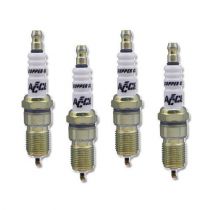Accel Spark Plug - 14mm Thread - .708 in Reach - Heat Range 4 - 4 Pack