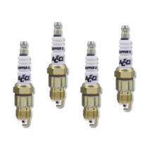 Accel Spark Plug - 14mm Thread - .460 in Reach - Heat Range 6 - 4 Pack
