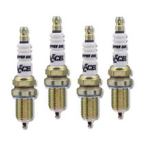 Accel Spark Plug - 14mm Thread - 3/4 in Reach - Heat Range 6 - 4 Pack