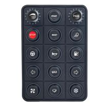 LinkECU CANKEYPAD15 101-0330 15 key (3x5) plus 2 Rotary Encoders fitting 15mm inserts (sold separately) CAN Keypads