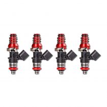 Injector Dynamics 1050cc Injectors 11mm (blue) adaptor, Denso lower cushion. Set of 4