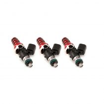 Injector Dynamics ID1050x, 48mm length, 11 mm (red) adapter top, 14mm lower o-ring, 3 qty