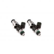 Injector Dynamics ID1050x, 48mm length, 14 mm (grey) adaptor top, 14mm lower o-ring, 2qty
