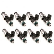 Injector Dynamics ID1050x, 48mm length, 14 mm (grey) adaptor top, 14mm lower o-ring, 8 qty