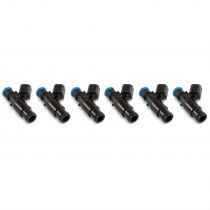 Injector Dynamics ID1050x, 14mm (black) BOTTOM adaptor.  Set of 6.