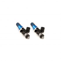 Injector Dynamics ID2600, for 03-11 RX-8, 11mm (blue) adaptors. Denso lower cushions. Set of 2. Secondaries Only. Two blue m8 washers. 2600.60.11.D.2