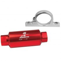 Aeromotive Filter / Bracket Combo Kit - 100 Microns