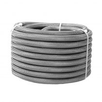 Aeromotive Hose, Fuel, PTFE, Stainless Steel Braided, AN-12 x 12'
