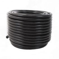 Aeromotive Hose, Fuel, PTFE, Stainless Steel Braided, Black Jacketed, AN-06 x 4'