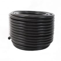 Aeromotive Hose, Fuel, PTFE, Stainless Steel Braided, Black Jacketed,  AN-06 x 8'