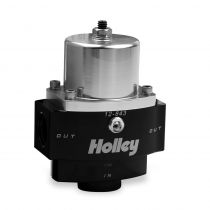 Holley HP Billet Carbureted Fuel Pressure Regulator, -10 AN O-ring inlet