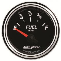 Autometer Gauge, Fuel Level, 2 1/16", 240 To 33Ω, Elec, Designer Black Ii