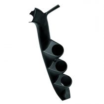 Autometer Gauge Mount, A-Pillar, Full, Triple, 2 1/16", Mustang 87-93 (Coupe) Fox