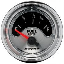 Autometer Gauge, Fuel Level, 2 1/16", 0 To 90Ω, Elec, American Muscle