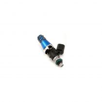 Injector Dynamics ID1300x, USCAR Connector, 60mm length, 11 mm (blue) adapter top, 14mm lower o-ring, machine lower o-ring retainer to 11mm
