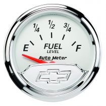 Autometer Gauge, Fuel Level, 2 1/16", 240 To 33Ω, Elec, Chevrolet Heritage Bowtie