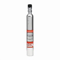 NOS 10 oz Polished Nitrous Bottle - Front side