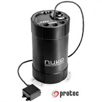 Front side of 2G Fuel Surge tank 3.0 liter with Protec Cobra brushless fuel pump
