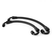 Front side of Braided Fuel Hose/Hose-ends for dual kits