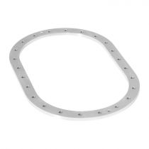 Front side of Aluminium flange 24 bolt pattern for CFC Units