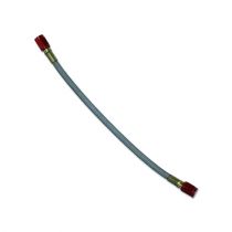 NOS Stainless Steel Braided Hose -3AN 8-1/2" Red