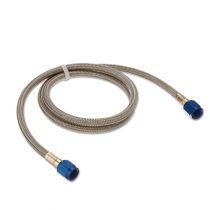 NOS Stainless Steel Braided Hose -4AN 4-foot Blue
