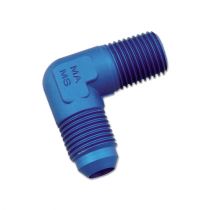 NOS Nitrous Filter High Pressure 90Degree Blue