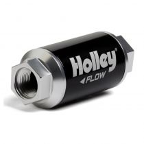 Holley 100 GPH HP Billet Fuel Filter, 100 Micron