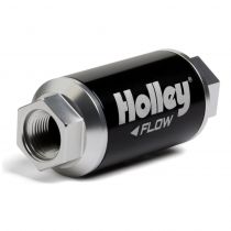 Holley 100 GPH HP Billet Fuel Filter, 40 Micron