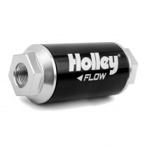 Holley 175 GPH HP Billet Fuel Filter, 100 Micron