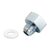 NOS 8AN Nitrous Bottle Nut Adapter & PTFE Washer