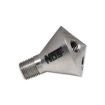 NOS 1 In 4 Out 1/16" Stainless Steel Showerhead