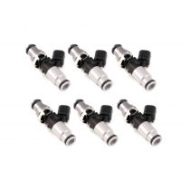 Injector Dynamics ID1700x, 14 mm (grey) adaptor top AND (silver) BOTTOM adaptor. Set of 6.