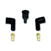 Accel Black silicone 90deg. Socket Coil boot 8mm
