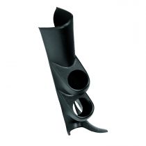 Autometer Gauge Mount, A-Pillar W/Spkr, Full, Dual, 2 1/16", Silverado/Sierra 99-07