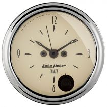 Autometer Clock Gauge - Front View