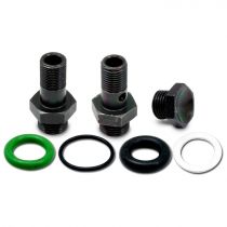 AEM High Volume Fuel Rail Banjo Fitting With Hole. Honda
